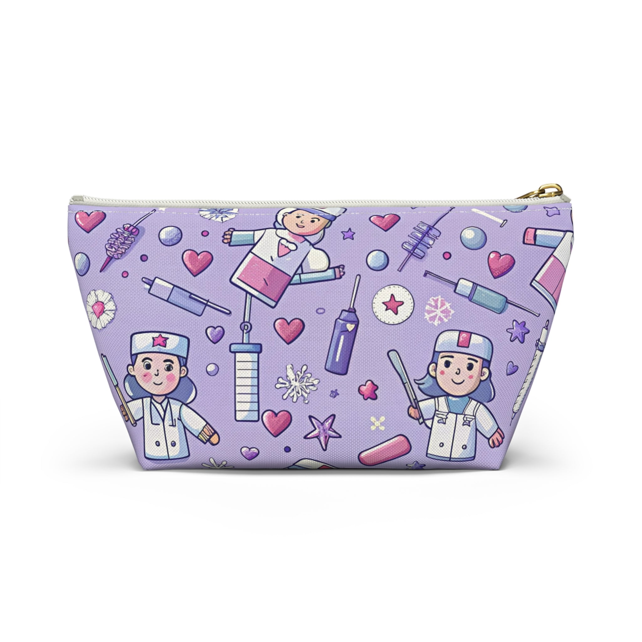 Healthcare Heroes Accessory Pouch, Nurse Gift, Doctor Appreciation, Medical Professional Bag, Healthcare Worker Makeup Case
