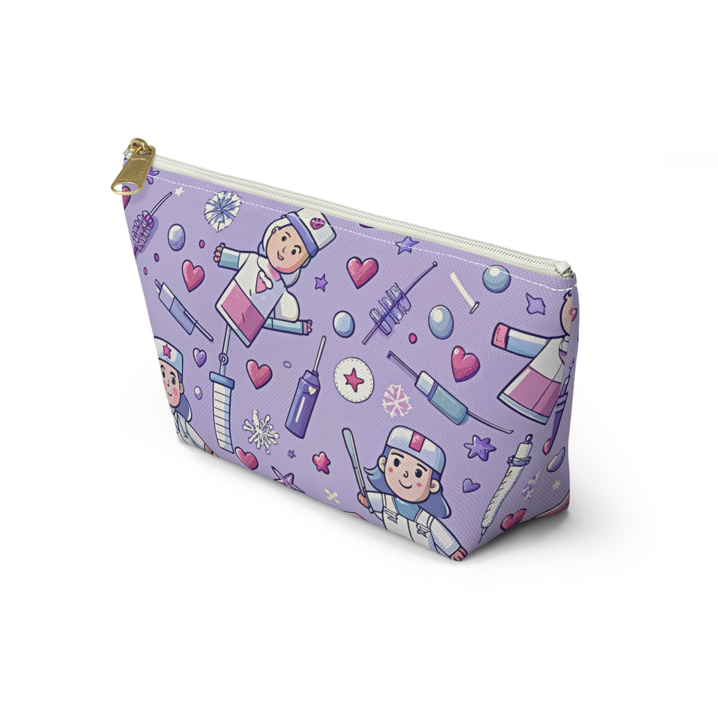 Healthcare Heroes Accessory Pouch, Nurse Gift, Doctor Appreciation, Medical Professional Bag, Healthcare Worker Makeup Case