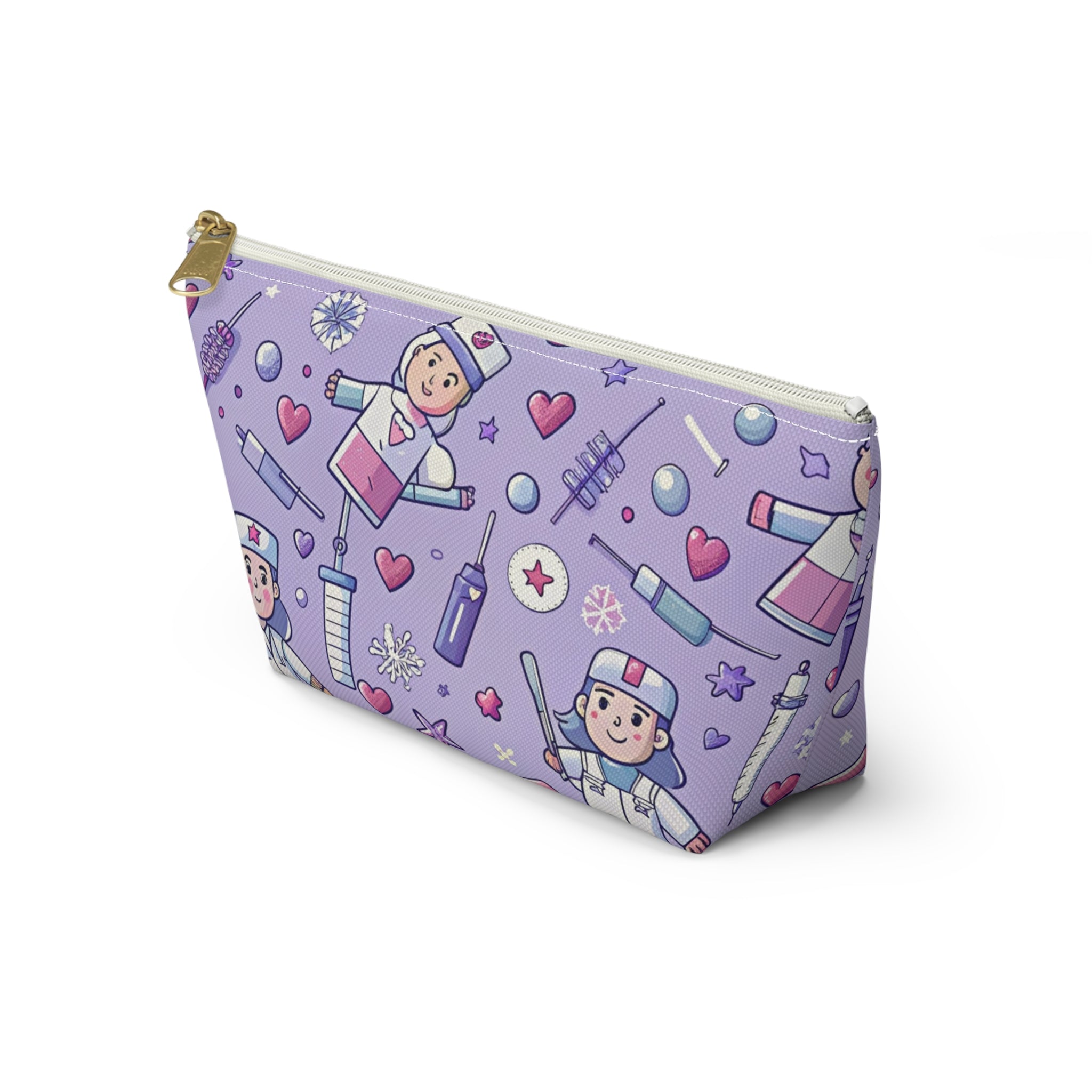 Healthcare Heroes Accessory Pouch, Nurse Gift, Doctor Appreciation, Medical Professional Bag, Healthcare Worker Makeup Case