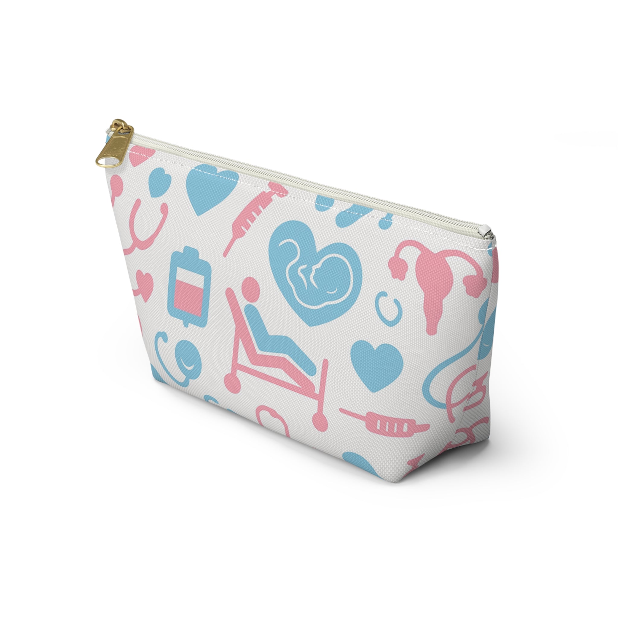 Labor and Delivery Nurse Accessory Pouch, Midwife Gift, Doula Utility Bag, Obstetrician Organizer, Medical Professional Makeup Case