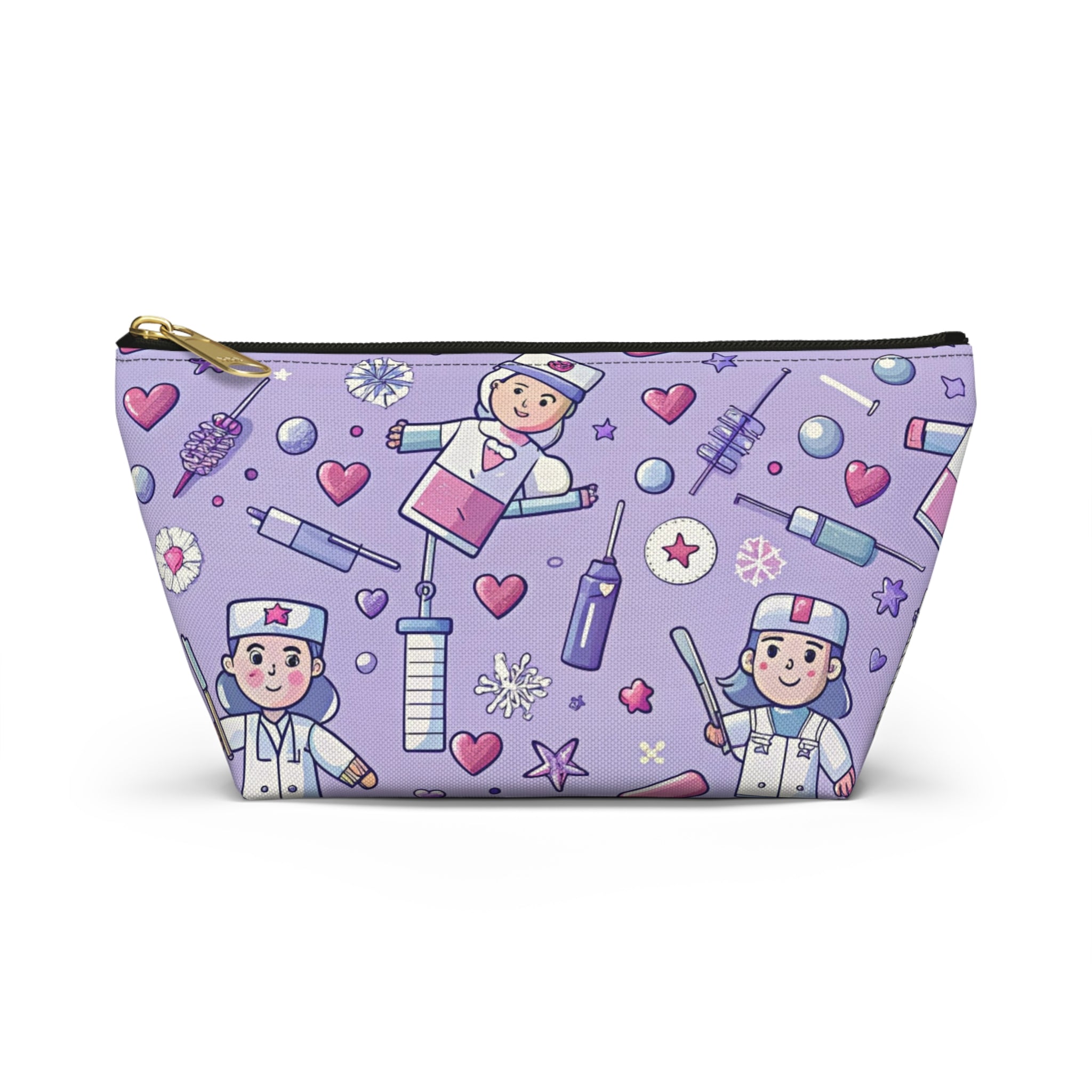 Healthcare Heroes Accessory Pouch, Nurse Gift, Doctor Appreciation, Medical Professional Bag, Healthcare Worker Makeup Case