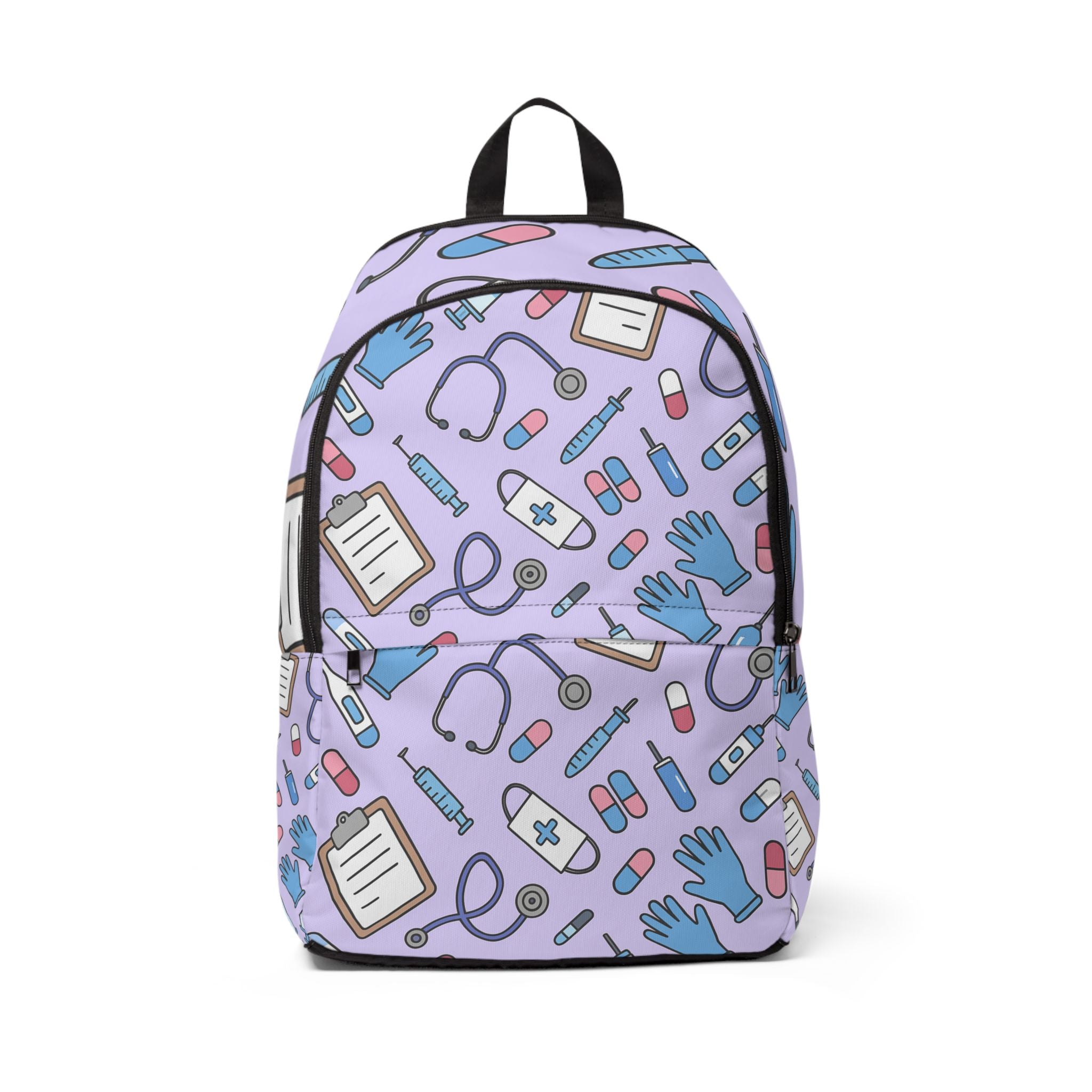 Healthcare Symbols Backpack, Medical Gift Bag, Nurse Student Book Bag, Doctor Office Shoulder Pack