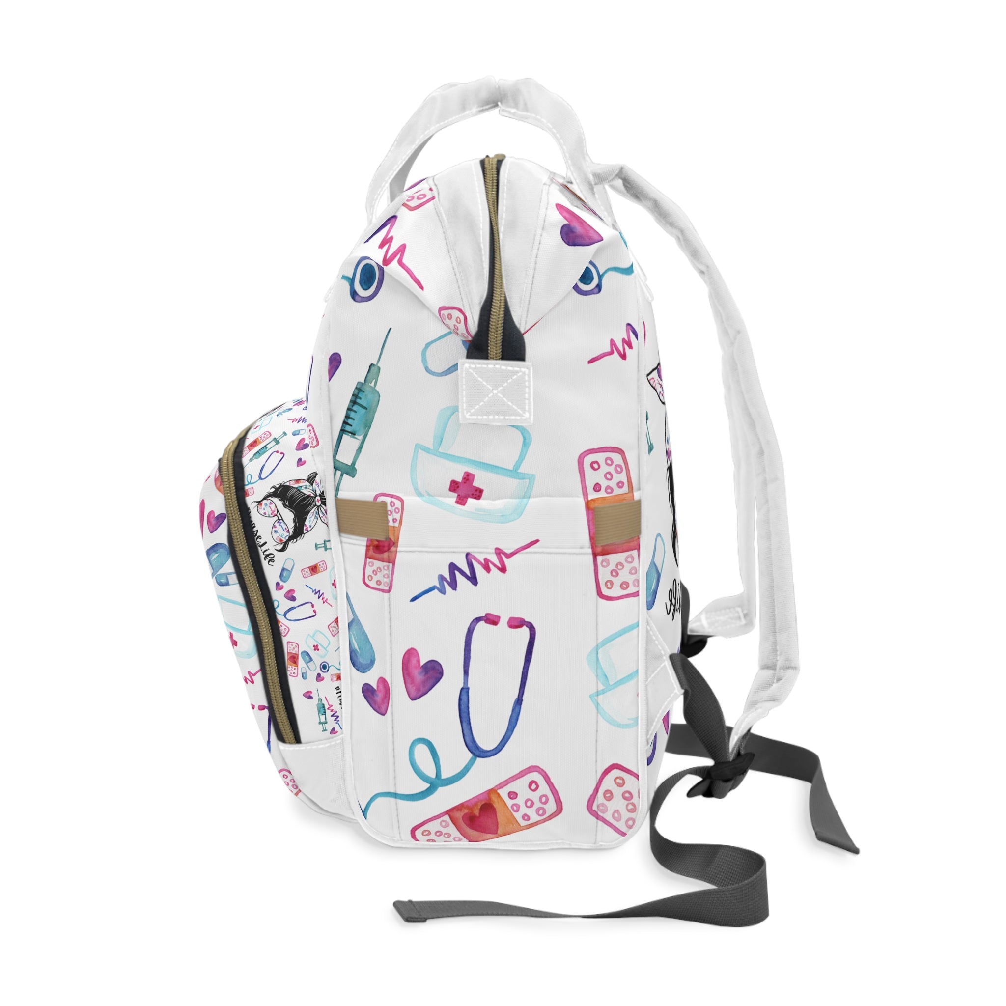 Nurse Life Multifunctional Backpack Tote Bag, Student Nurse, Travel Bag, Work Bag, Gift for Nurses