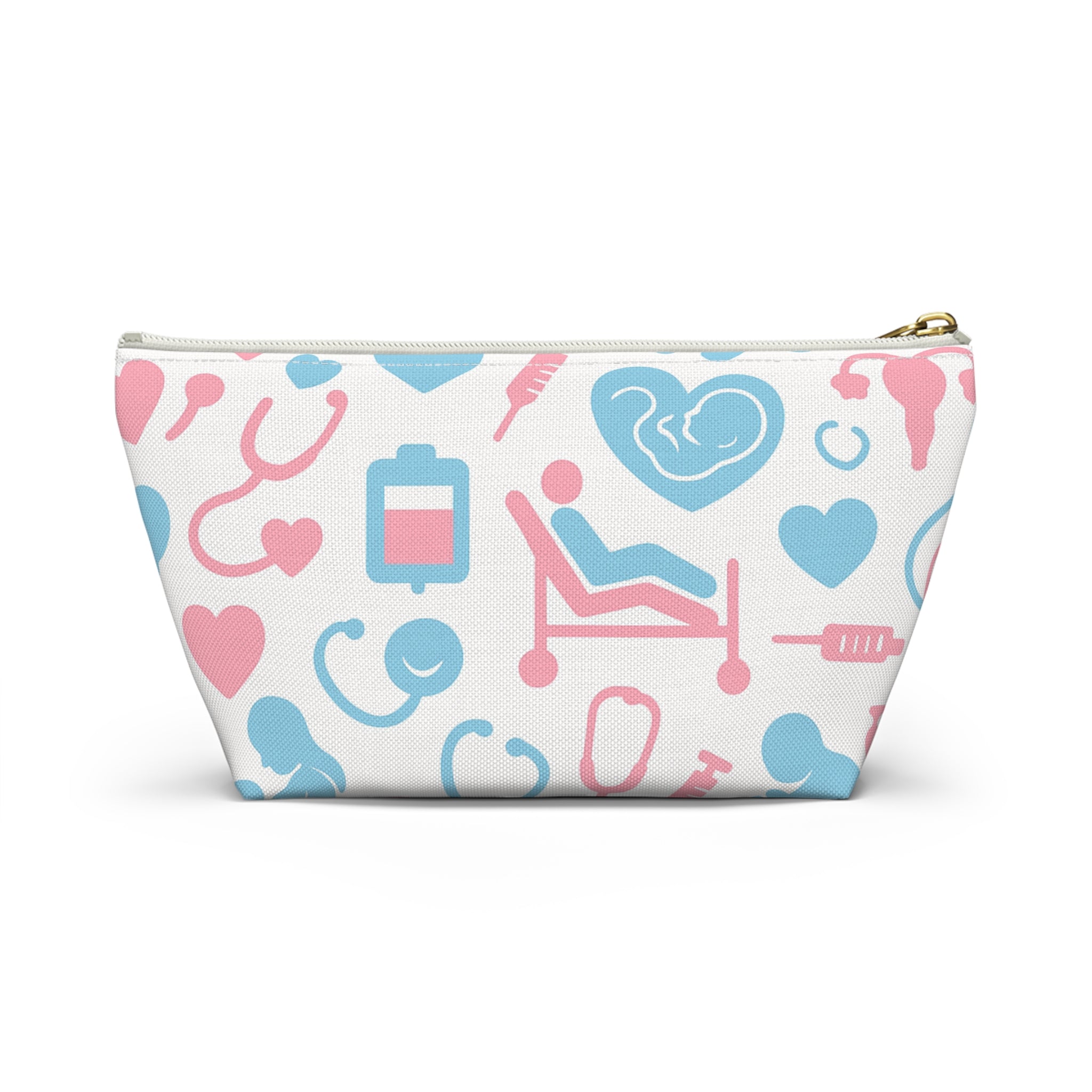Labor and Delivery Nurse Accessory Pouch, Midwife Gift, Doula Utility Bag, Obstetrician Organizer, Medical Professional Makeup Case