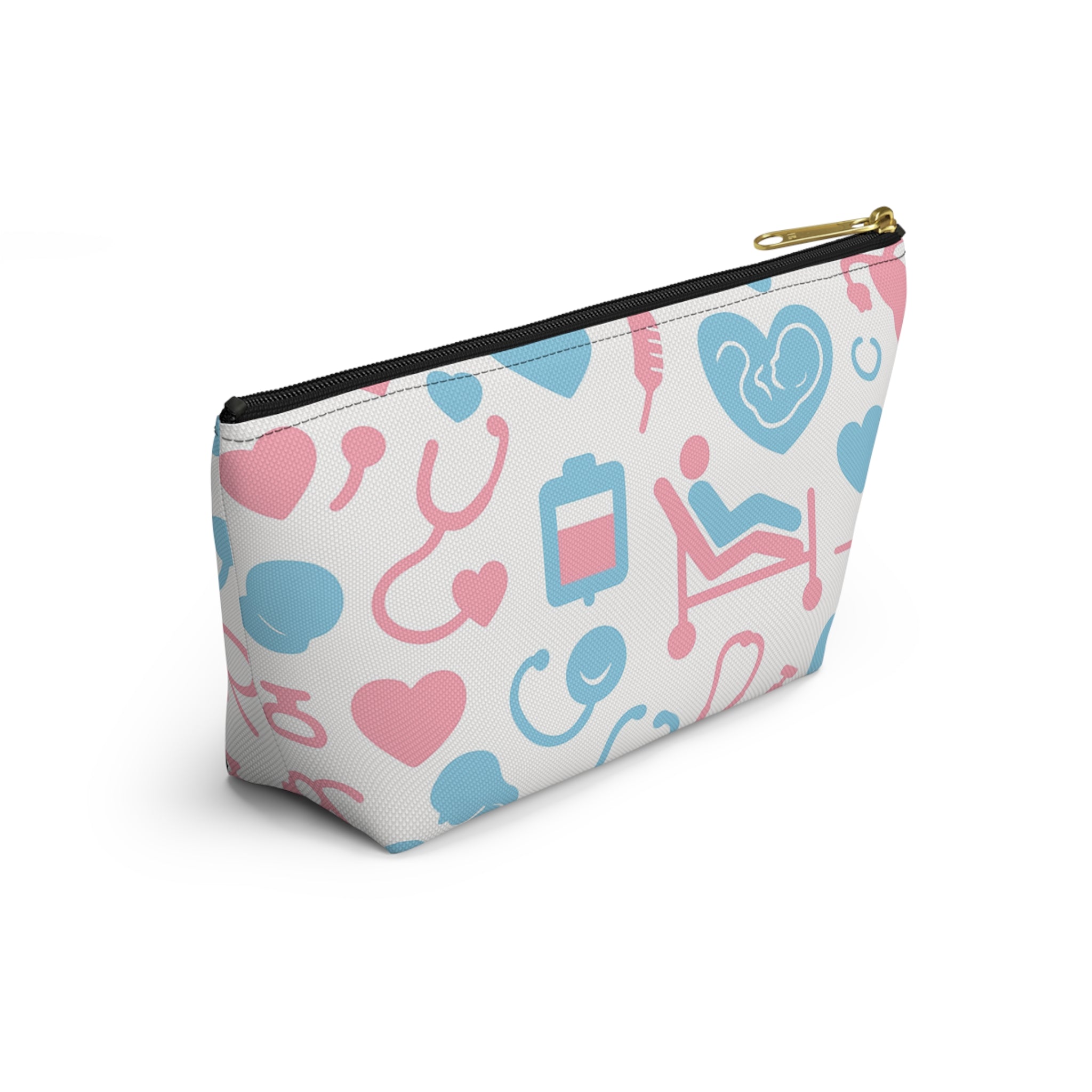 Labor and Delivery Nurse Accessory Pouch, Midwife Gift, Doula Utility Bag, Obstetrician Organizer, Medical Professional Makeup Case