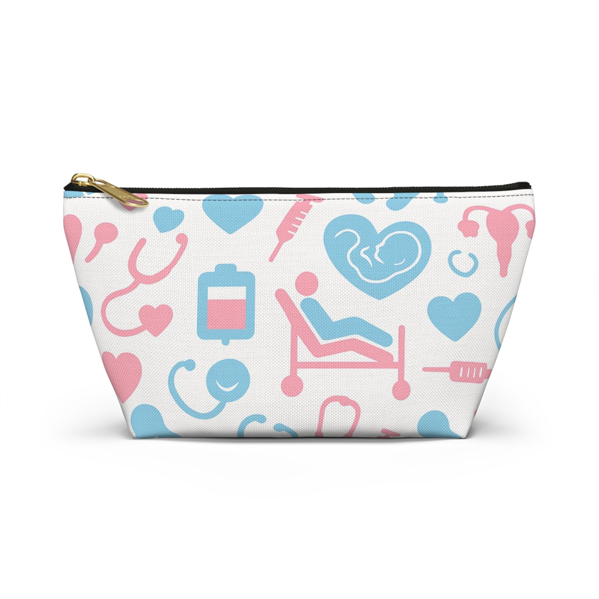 Labor and Delivery Nurse Accessory Pouch, Midwife Gift, Doula Utility Bag, Obstetrician Organizer, Medical Professional Makeup Case