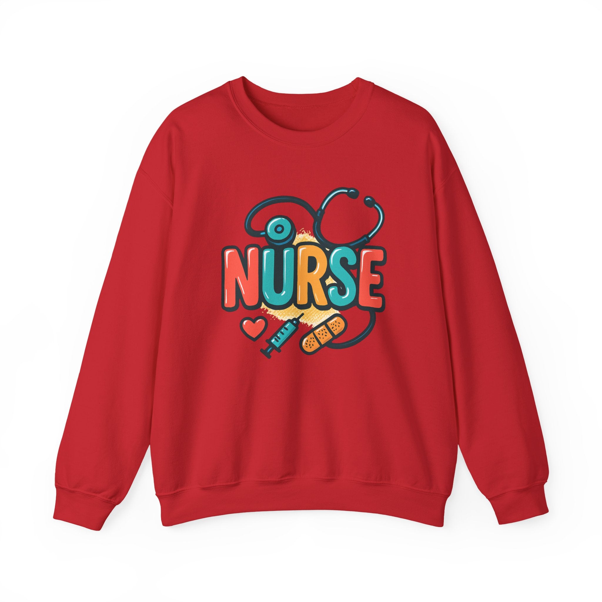 Cute Nurse Crewneck Sweatshirt, Gifts for Nurses, Hospital Humor, Nurse Appreciation, Medical Student Apparel, Funny Nurse Gifts