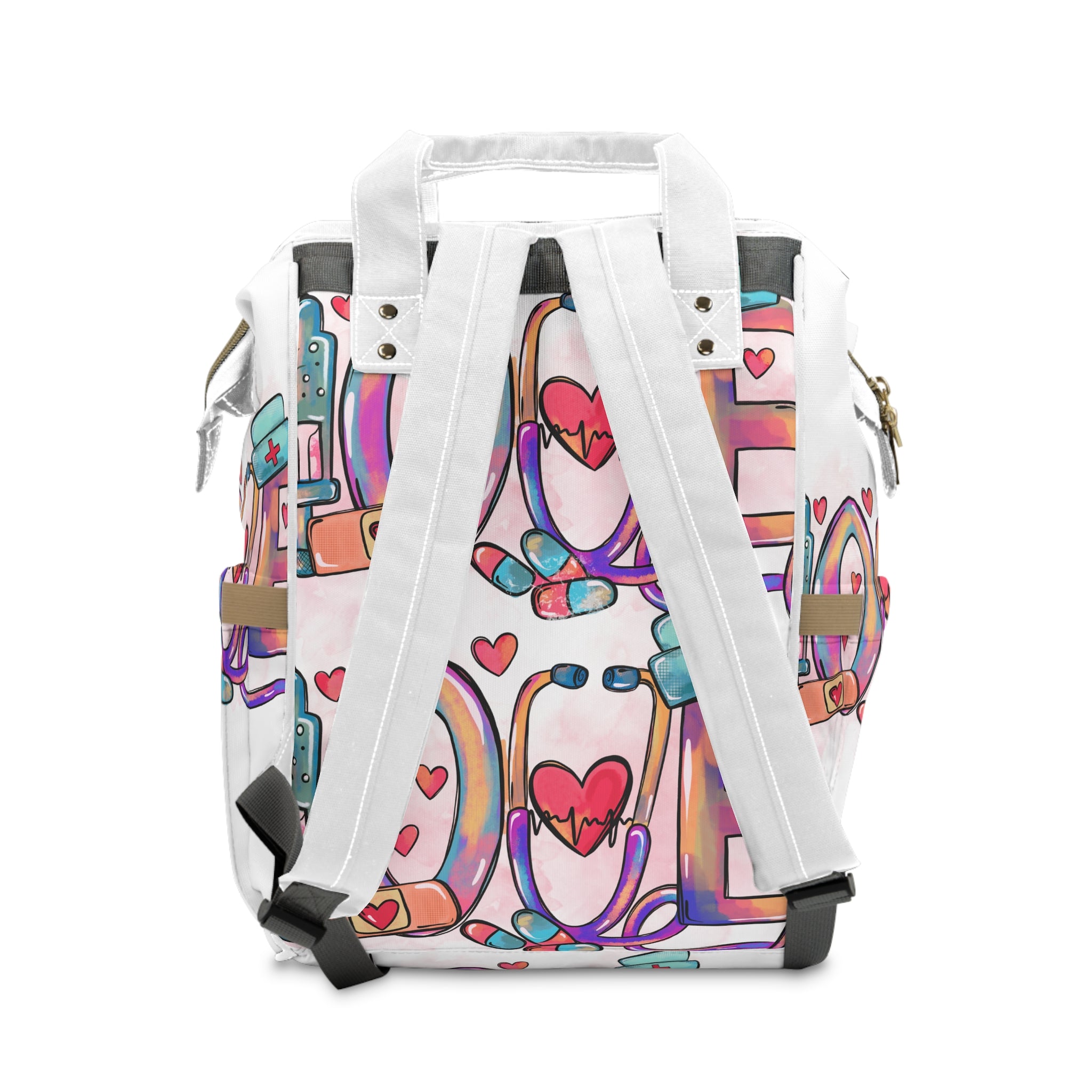 LOVE Multifunctional Nurse Backpack | Nursing School Bag | Medical Professional Work Tote | Nurse Gift