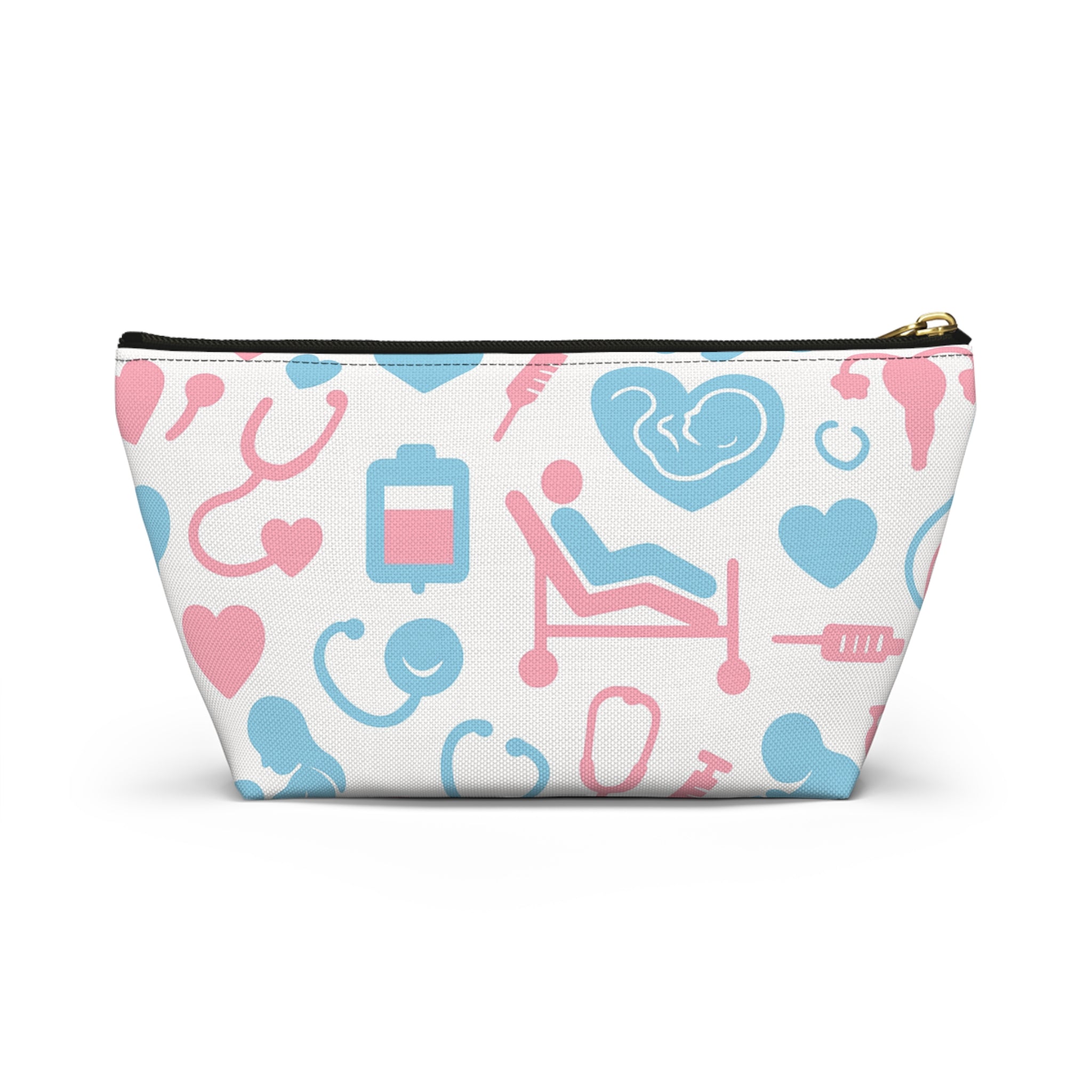 Labor and Delivery Nurse Accessory Pouch, Midwife Gift, Doula Utility Bag, Obstetrician Organizer, Medical Professional Makeup Case