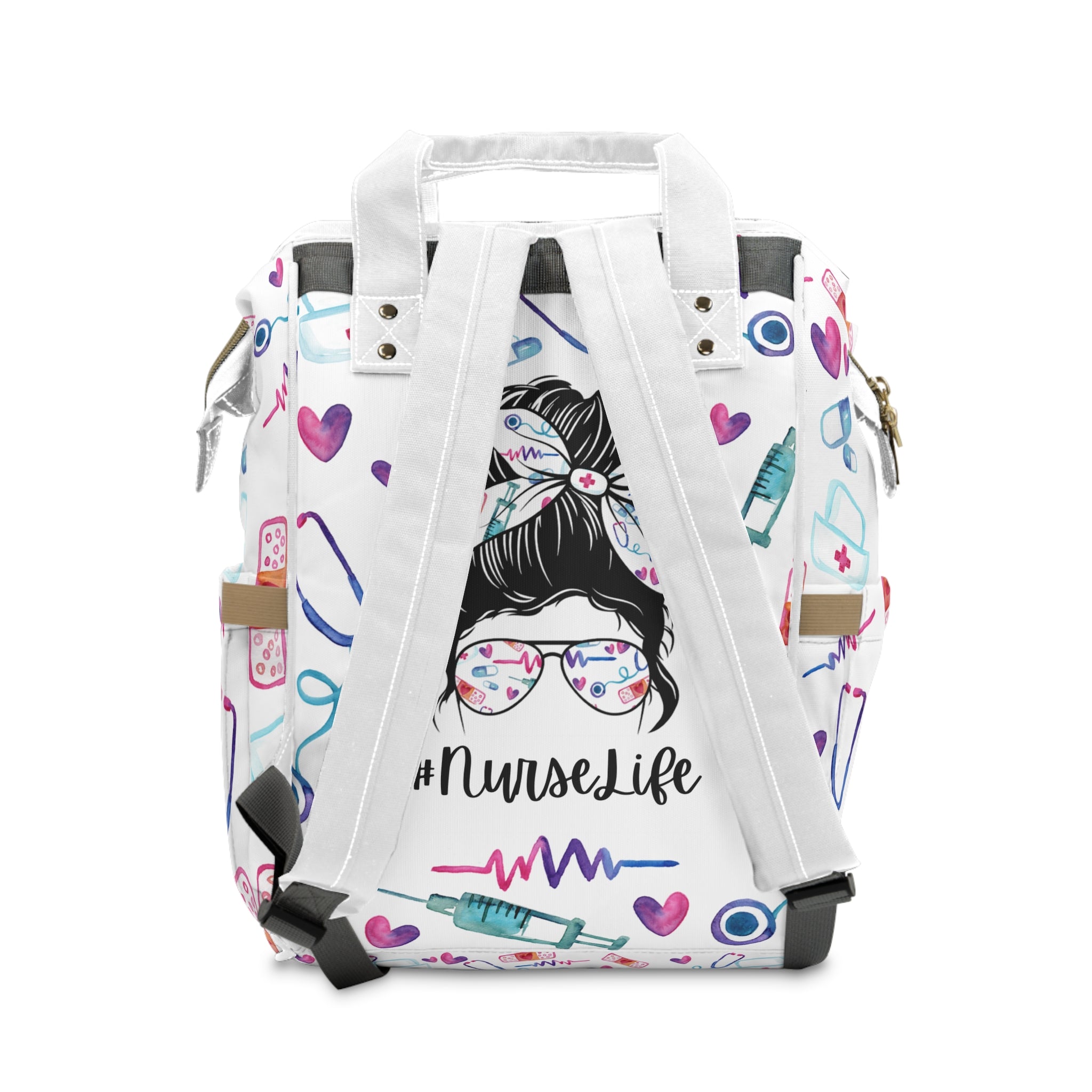 Nurse Life Multifunctional Backpack Tote Bag, Student Nurse, Travel Bag, Work Bag, Gift for Nurses