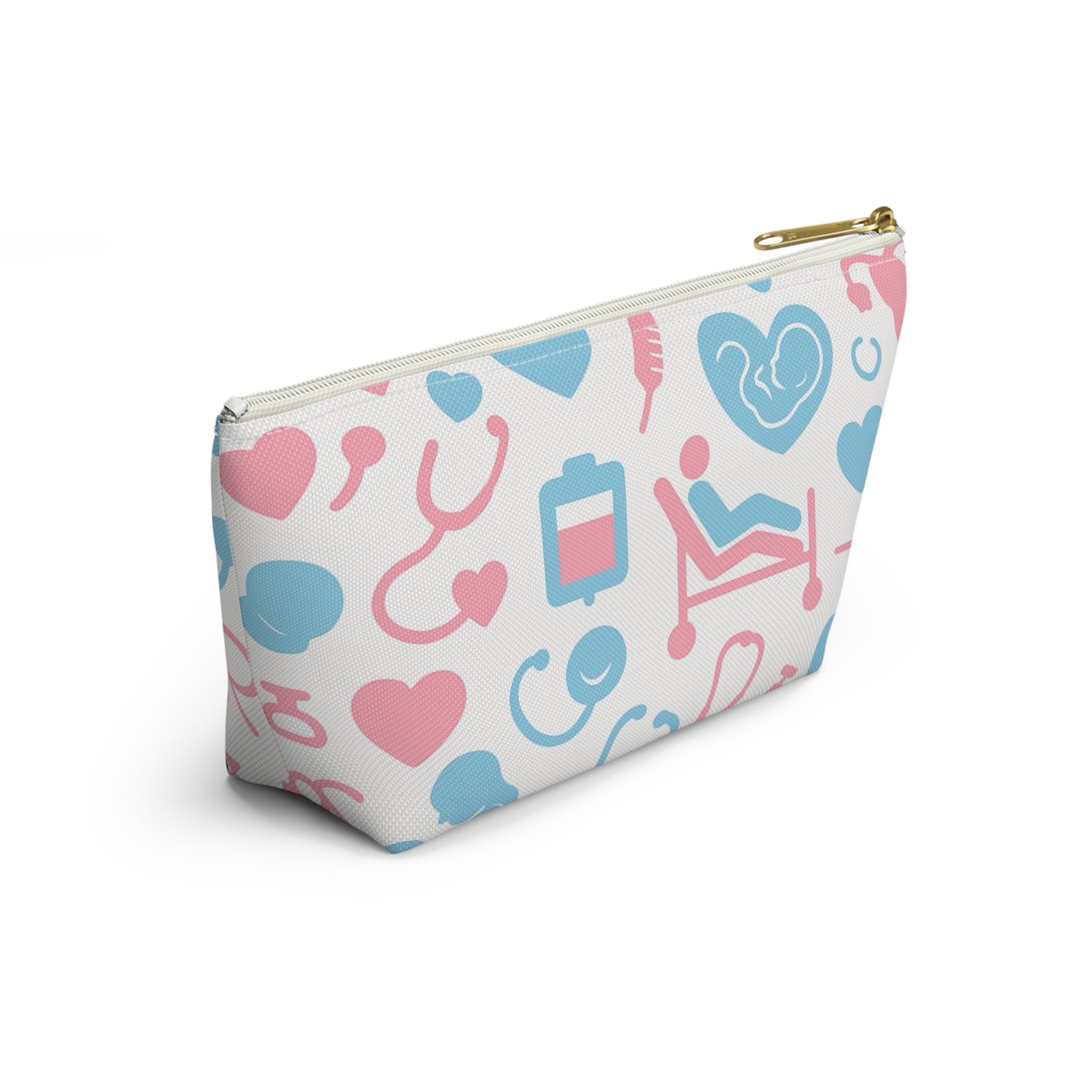 Labor and Delivery Nurse Accessory Pouch, Midwife Gift, Doula Utility Bag, Obstetrician Organizer, Medical Professional Makeup Case