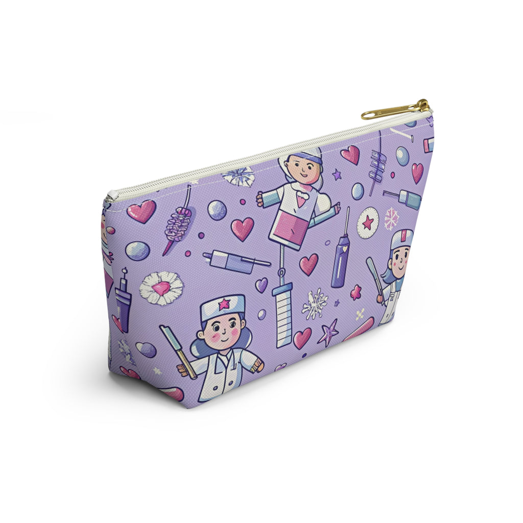 Healthcare Heroes Accessory Pouch, Nurse Gift, Doctor Appreciation, Medical Professional Bag, Healthcare Worker Makeup Case