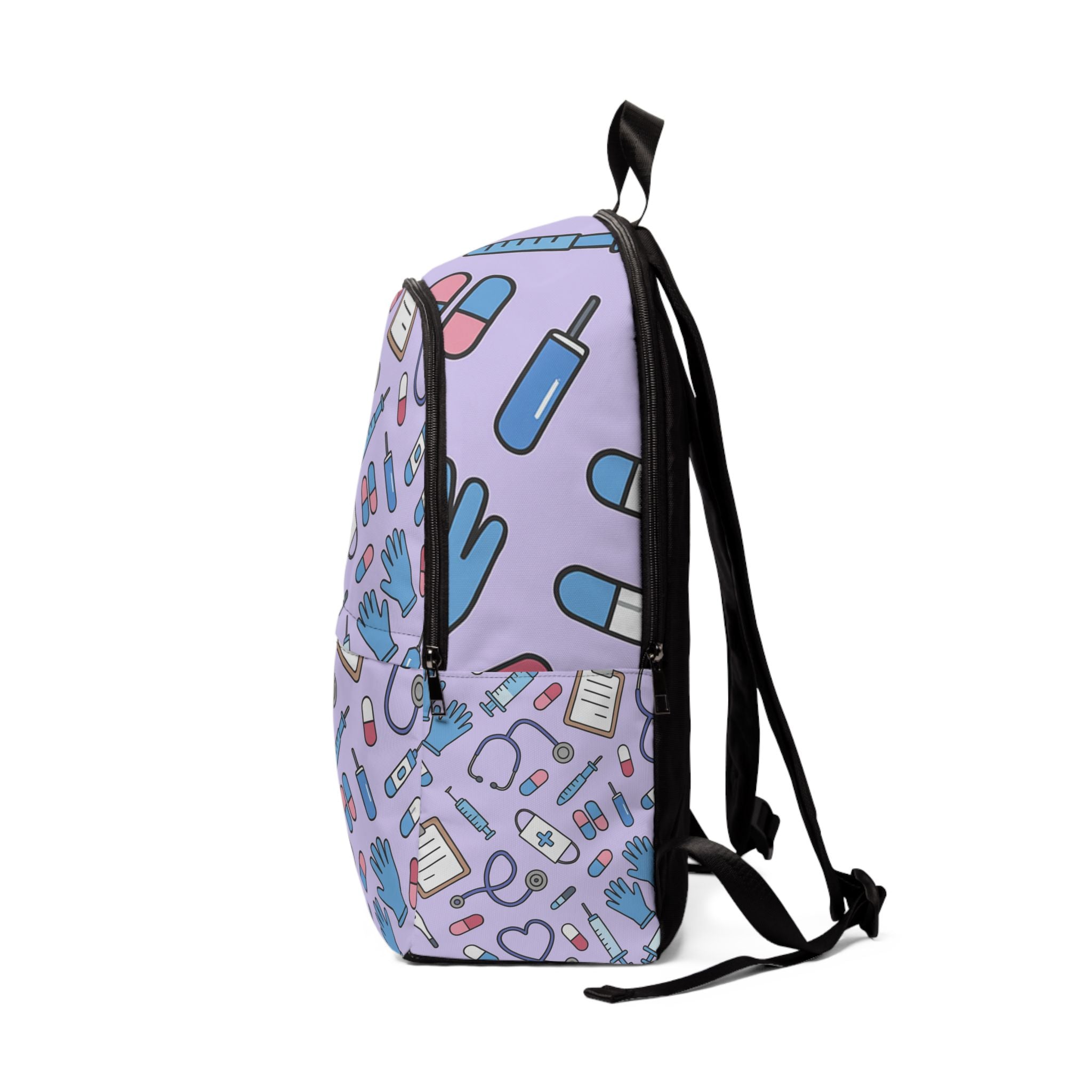 Healthcare Symbols Backpack, Medical Gift Bag, Nurse Student Book Bag, Doctor Office Shoulder Pack