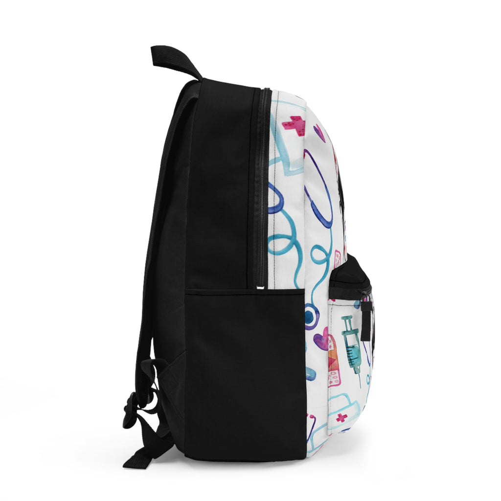 Nurse Life Backpack, Cute Medical School Bag, Gifts for Nursing Students, Stylish Book Bag, Healthcare Professional Accessories