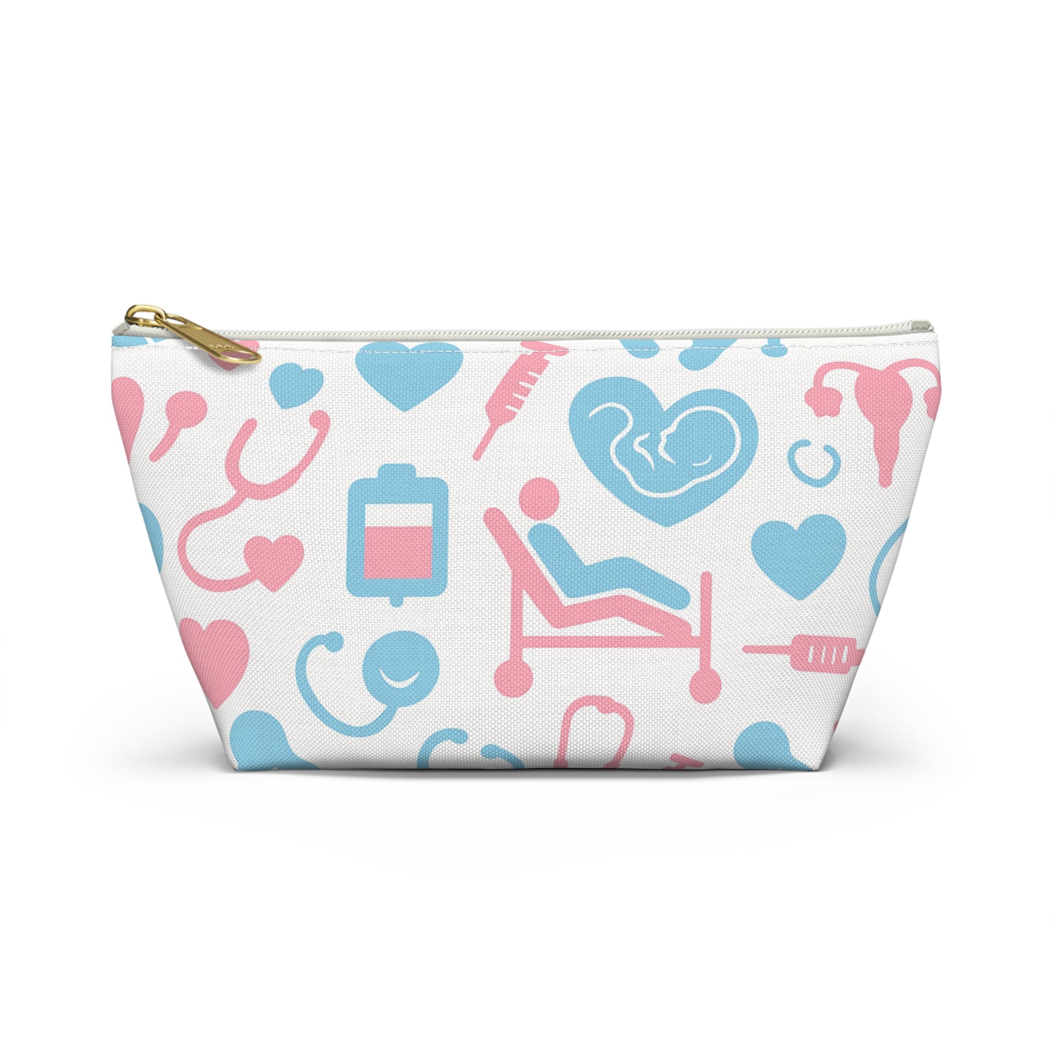 Labor and Delivery Nurse Accessory Pouch, Midwife Gift, Doula Utility Bag, Obstetrician Organizer, Medical Professional Makeup Case
