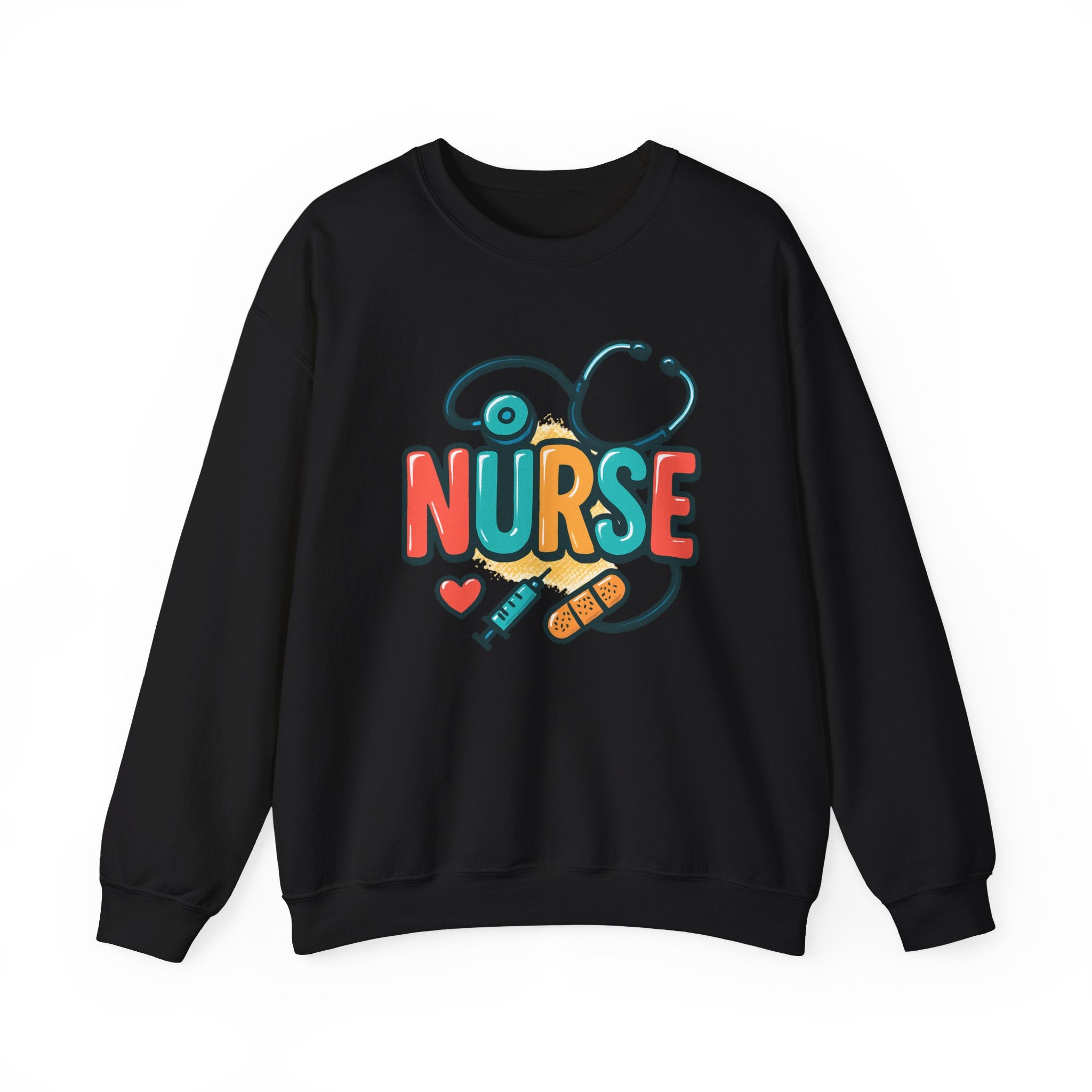 Cute Nurse Crewneck Sweatshirt, Gifts for Nurses, Hospital Humor, Nurse Appreciation, Medical Student Apparel, Funny Nurse Gifts