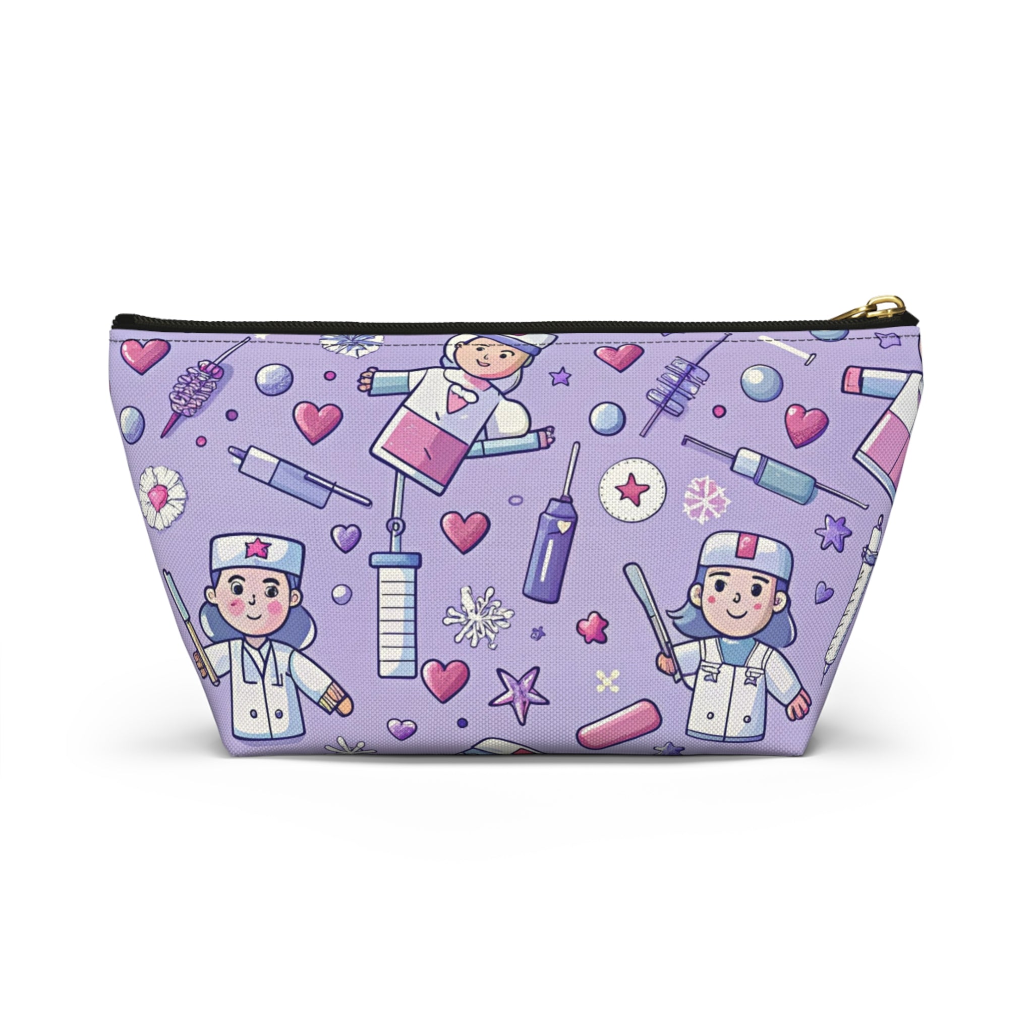 Healthcare Heroes Accessory Pouch, Nurse Gift, Doctor Appreciation, Medical Professional Bag, Healthcare Worker Makeup Case