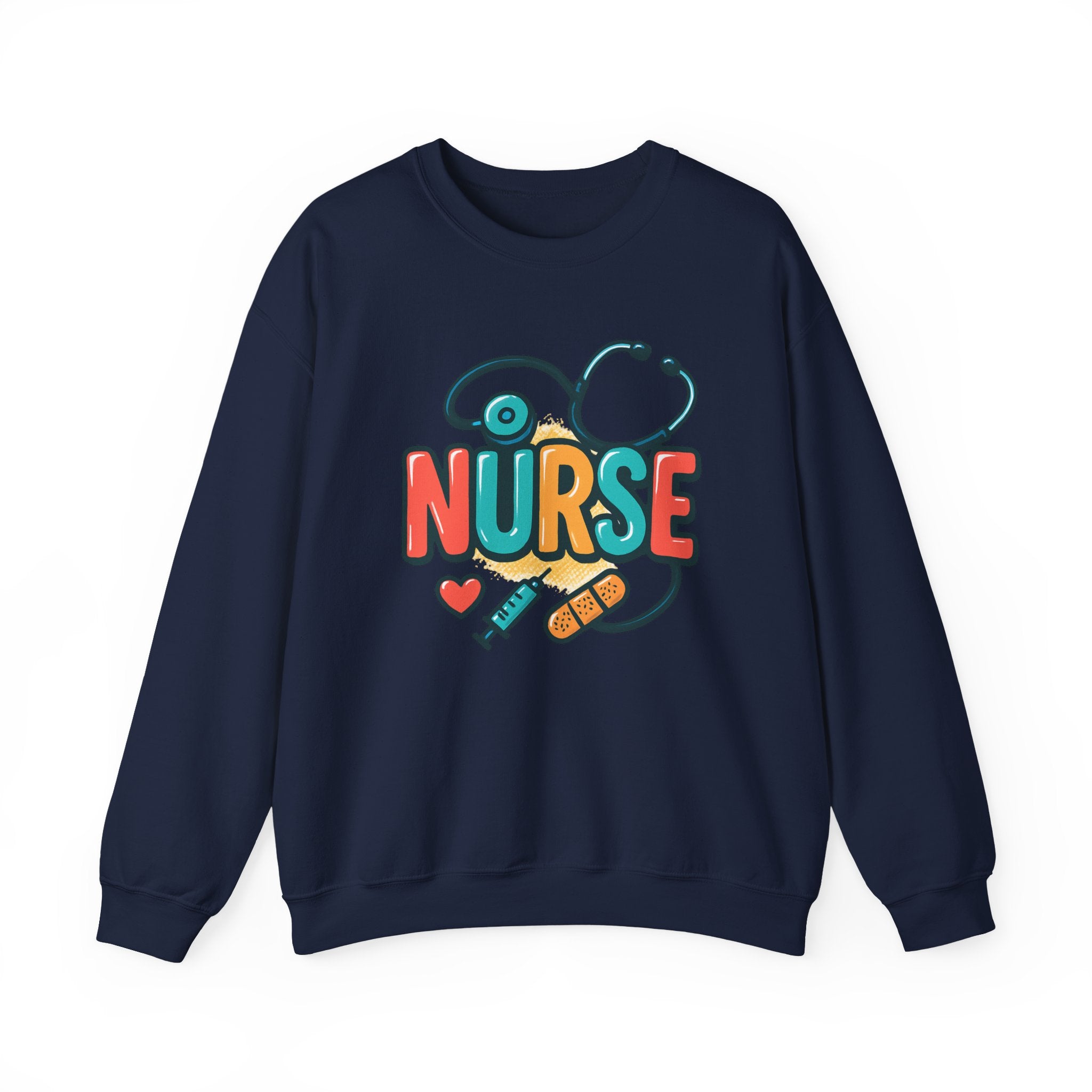 Cute Nurse Crewneck Sweatshirt, Gifts for Nurses, Hospital Humor, Nurse Appreciation, Medical Student Apparel, Funny Nurse Gifts