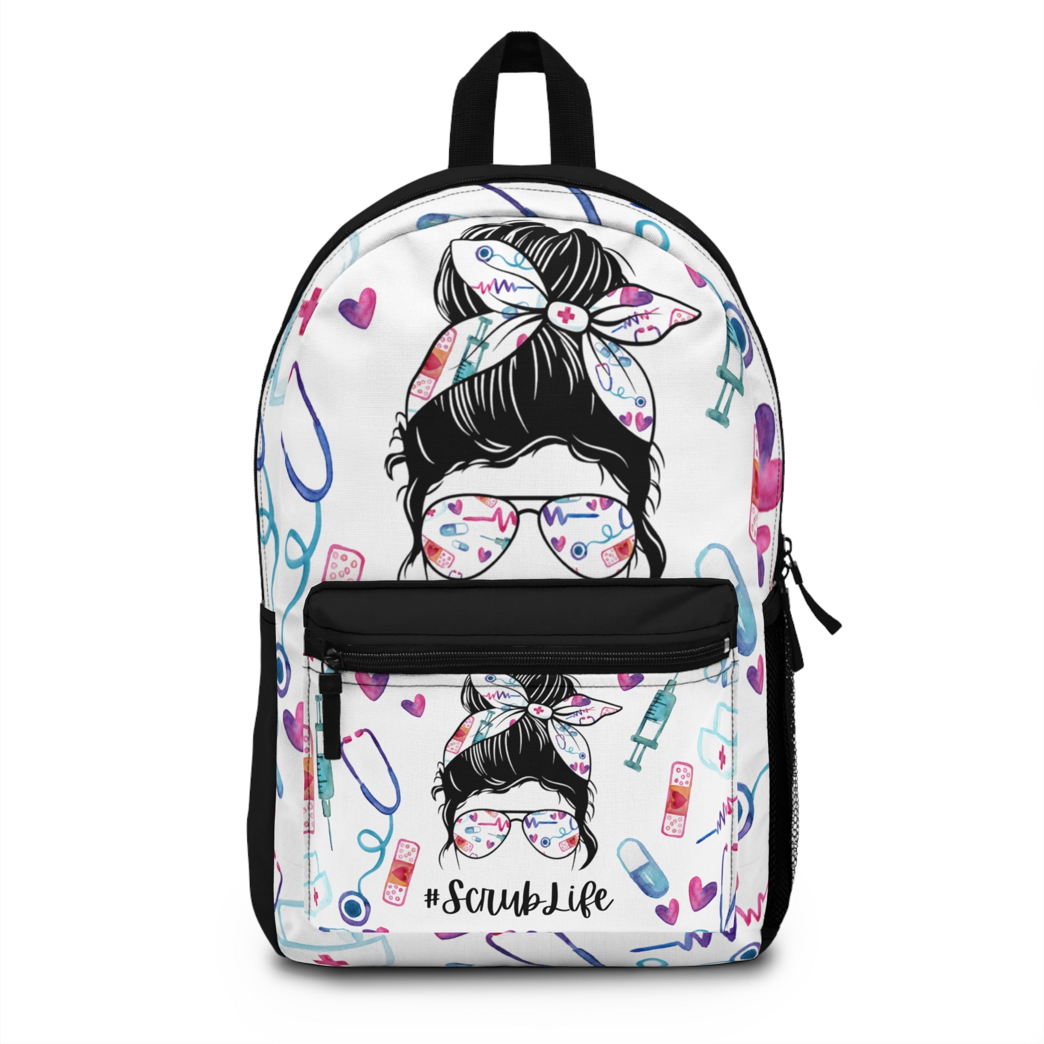 Nurse Life Backpack, Cute Medical School Bag, Gifts for Nursing Students, Stylish Book Bag, Healthcare Professional Accessories