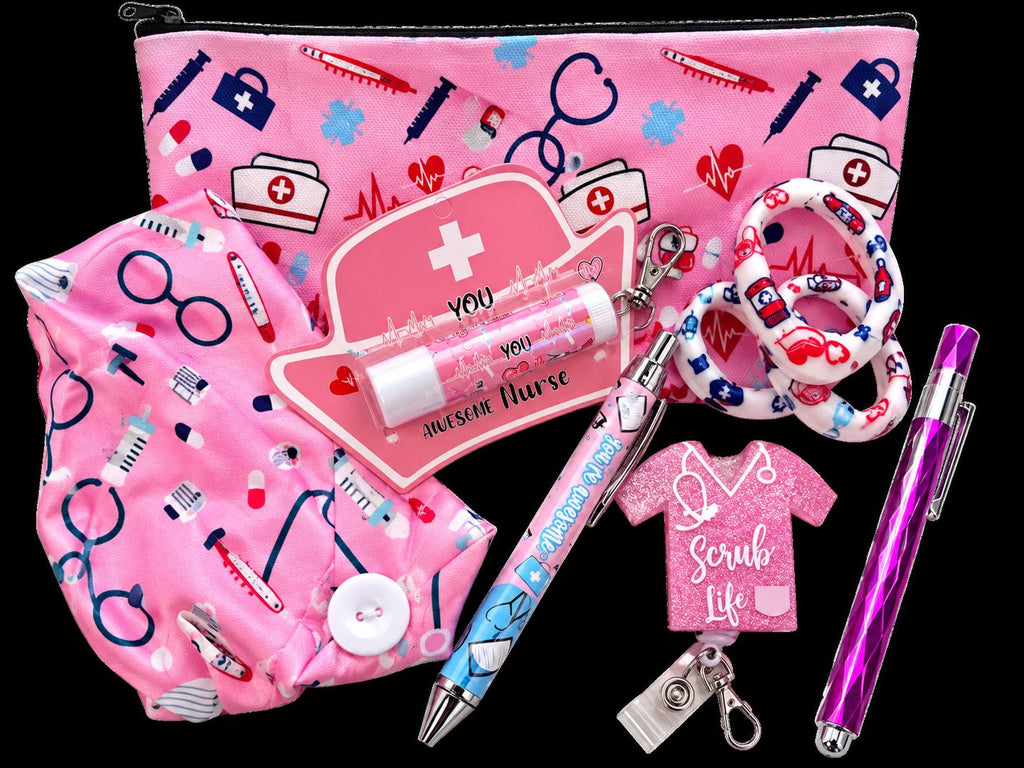 Nurse Gift Pouch, Nursing Student Care Package, RN LPN CNA Accessories, Nurse week